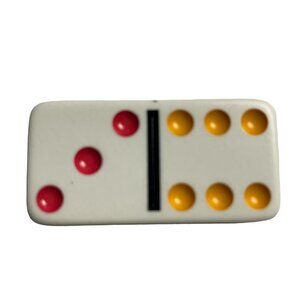 Double Nine Dominoes Replacement Tile 3 6 Color Dot Vintage 1998 mq